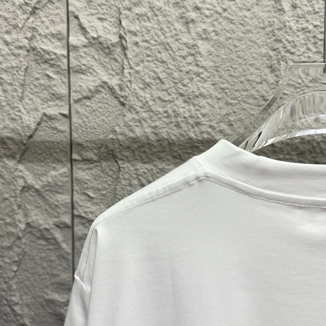 P150 Polo* Ralph Lauren 2025 spring and summer new style Classic letter pony print custom double yarn plain cotton fabric short-sleeved T-shirt for men and women Color: black white Size: S (90-130 pounds) M (120-150 pounds) L (140-165 pounds) XL (160-180 pounds) XXL (180-210 pounds)